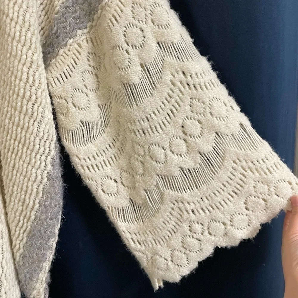 Anthropologie open knit cardigan crochet  cardigan